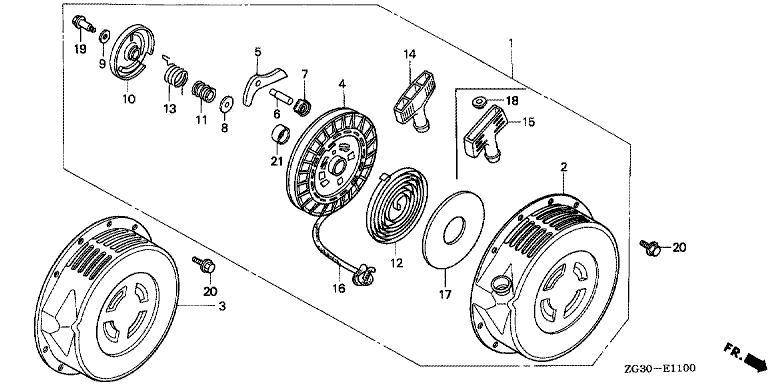 E-11 Стартер ручной